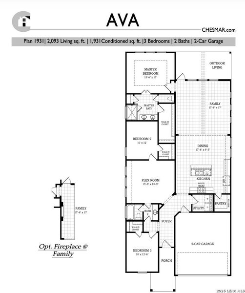 2D floor plan layout of this home in , Seguin, TX (Image 5).