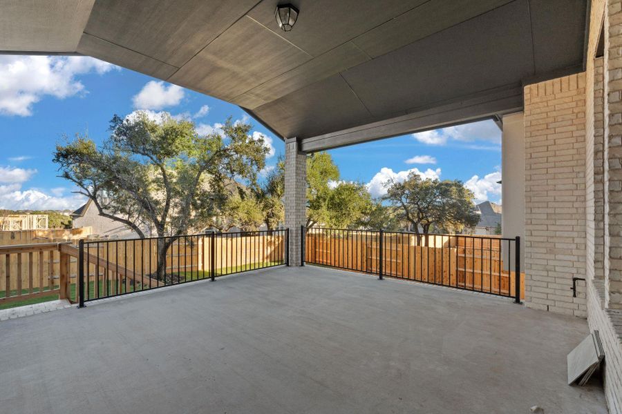 Large Rear Covered Patio