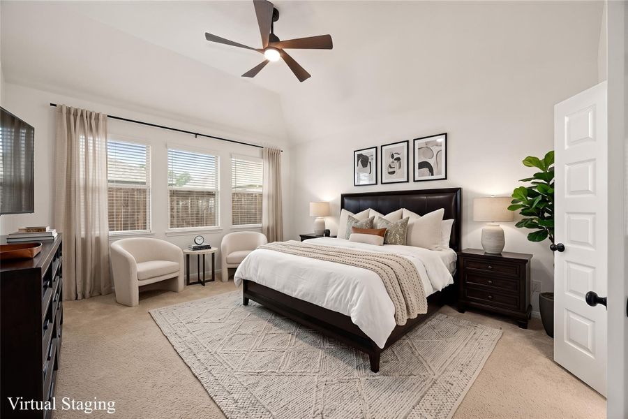 Furnished interior view inside a new home in Willowpoint, Tomball (Image 9). Furnished interior view inside a new home in Willowpoint, Tomball (Image 9).