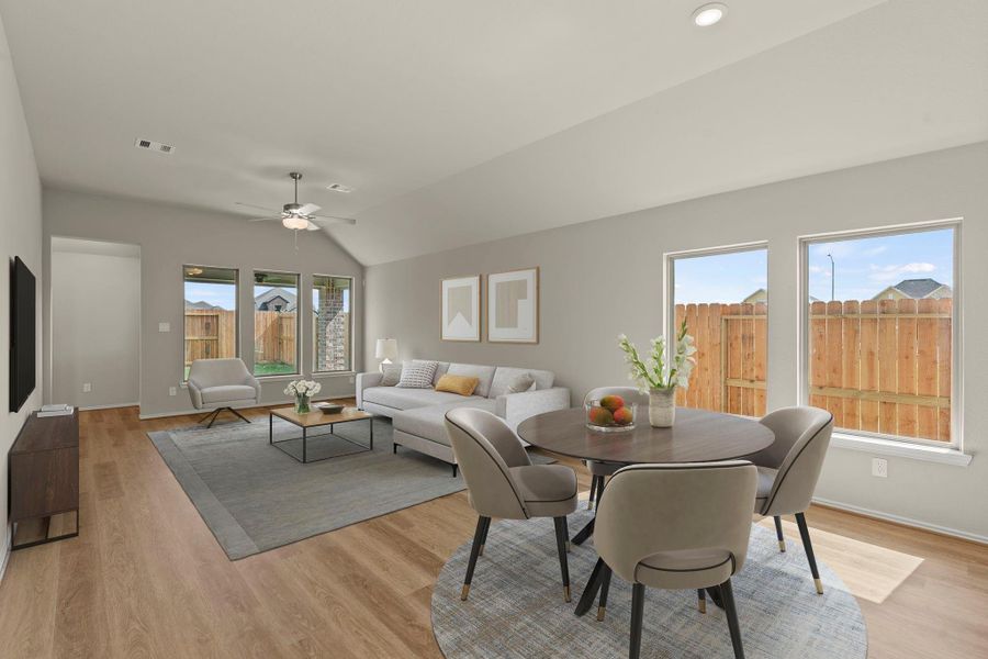 Furnished interior view inside a new home in Candela, Richmond (Image 8). Furnished interior view inside a new home in Candela, Richmond (Image 8).