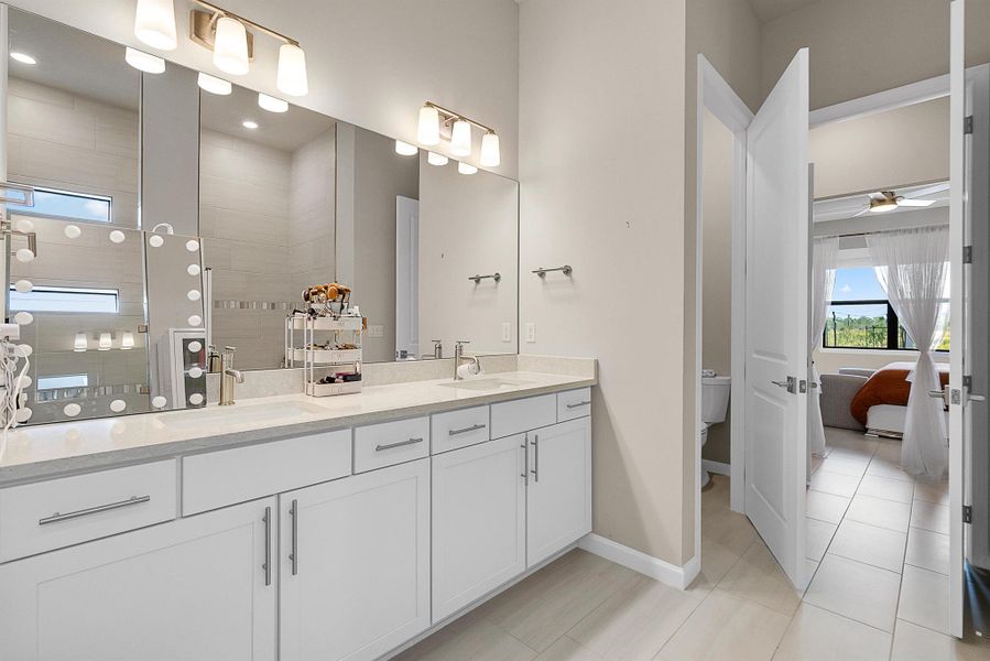 Furnished interior view inside a new home in Veranda Gardens, Port St. Lucie (Image 5). Furnished interior view inside a new home in Veranda Gardens, Port St. Lucie (Image 5).