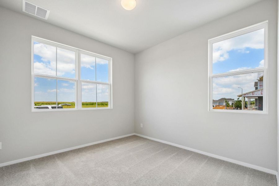 Spacious, unfurnished interior of a new home in Harvest Ridge, Elgin (Image 24). Spacious, unfurnished interior of a new home in Harvest Ridge, Elgin (Image 24).