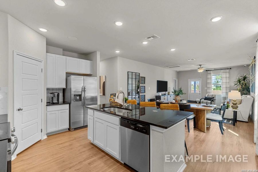 Furnished interior view inside a new home in Applewhite Meadows, San Antonio (Image 9).