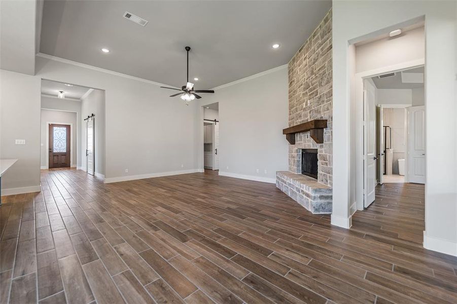 Spacious, unfurnished interior of a new home in Fannin Ranch, Leonard (Image 27). Spacious, unfurnished interior of a new home in Fannin Ranch, Leonard (Image 27).
