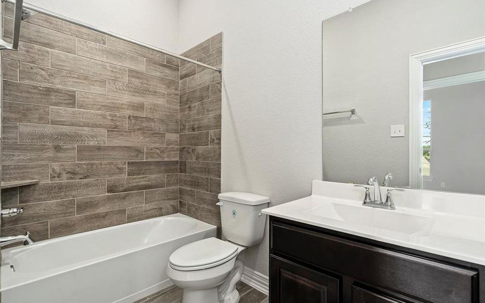 Furnished interior view inside a new home in High Park Hill, Arrington (Image 11).