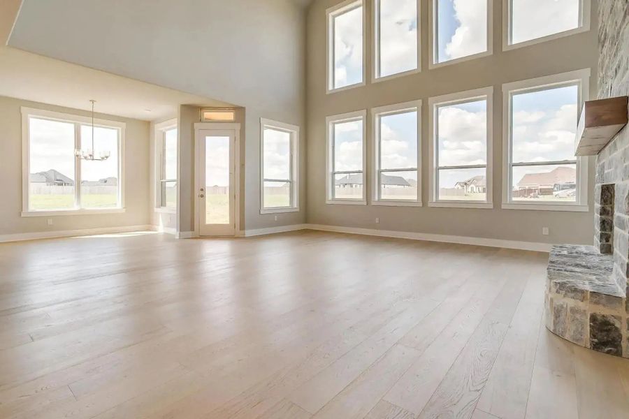 Representative unfurnished interior of a home built from the The Landry by Elmwood Custom Homes in Ranch at Stone Hill, Waxahachie (Image 27). Representative unfurnished interior of a home built from the The Landry by Elmwood Custom Homes in Ranch at Stone Hill, Waxahachie (Image 27).