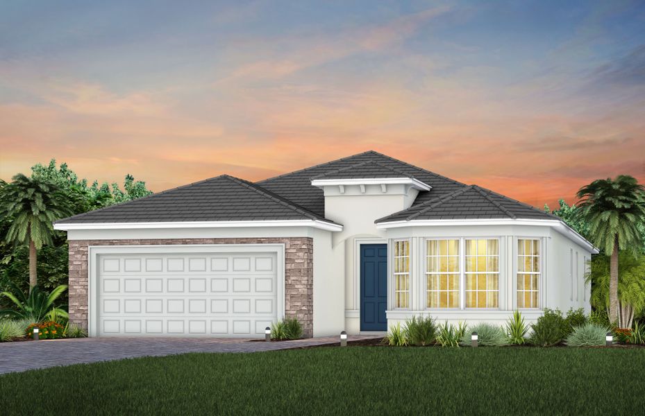 Exterior FM3 with stone