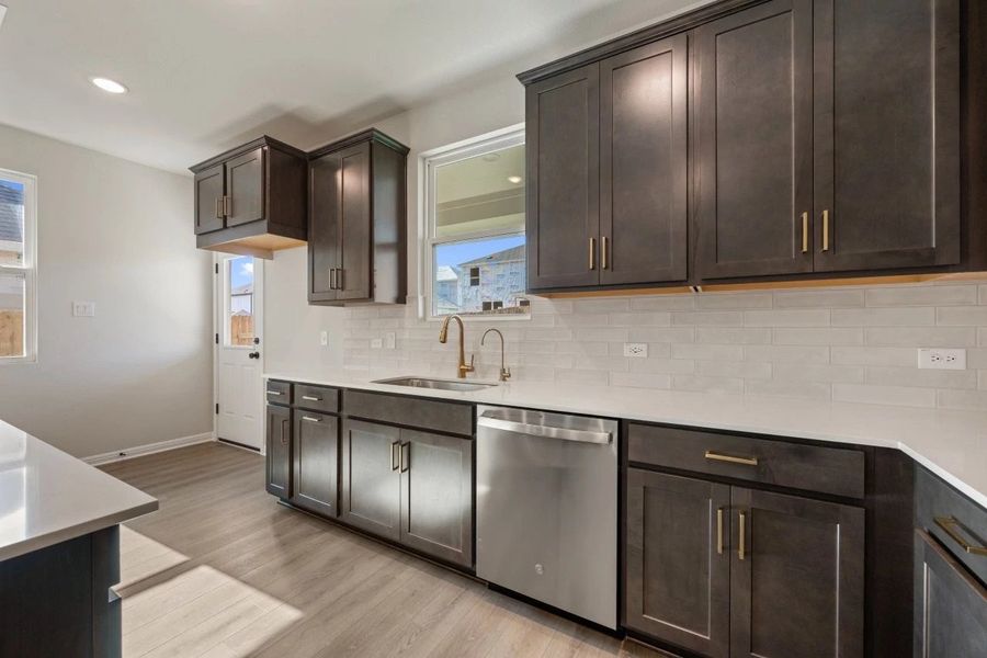 Furnished interior view inside a new home in Patterson Ranch, Georgetown (Image 8).