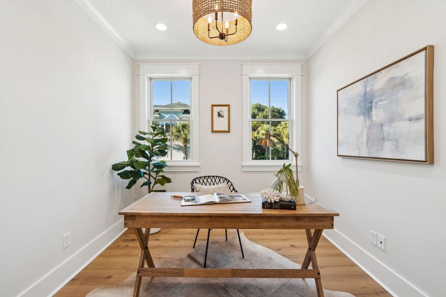 Furnished interior view inside a new home in , Isle Of Palms (Image 50). Furnished interior view inside a new home in , Isle Of Palms (Image 50).