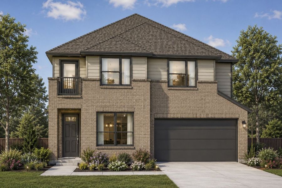 Representative exterior photo of a completed home built from the The Ivywood by Lillian Custom Homes in Anna Ranch, Anna, TX (Image 6). Representative exterior photo of a completed home built from the The Ivywood by Lillian Custom Homes in Anna Ranch, Anna, TX (Image 6).