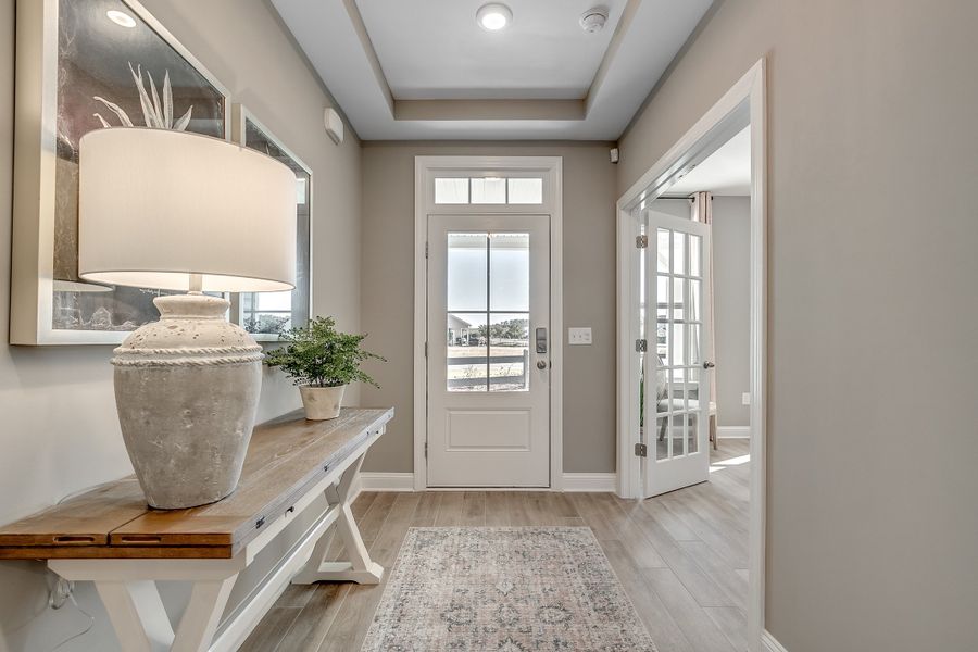 Representative furnished interior of a home built from the Mulberry by Beazer Homes in The Oaks, Goose Creek (Image 6).