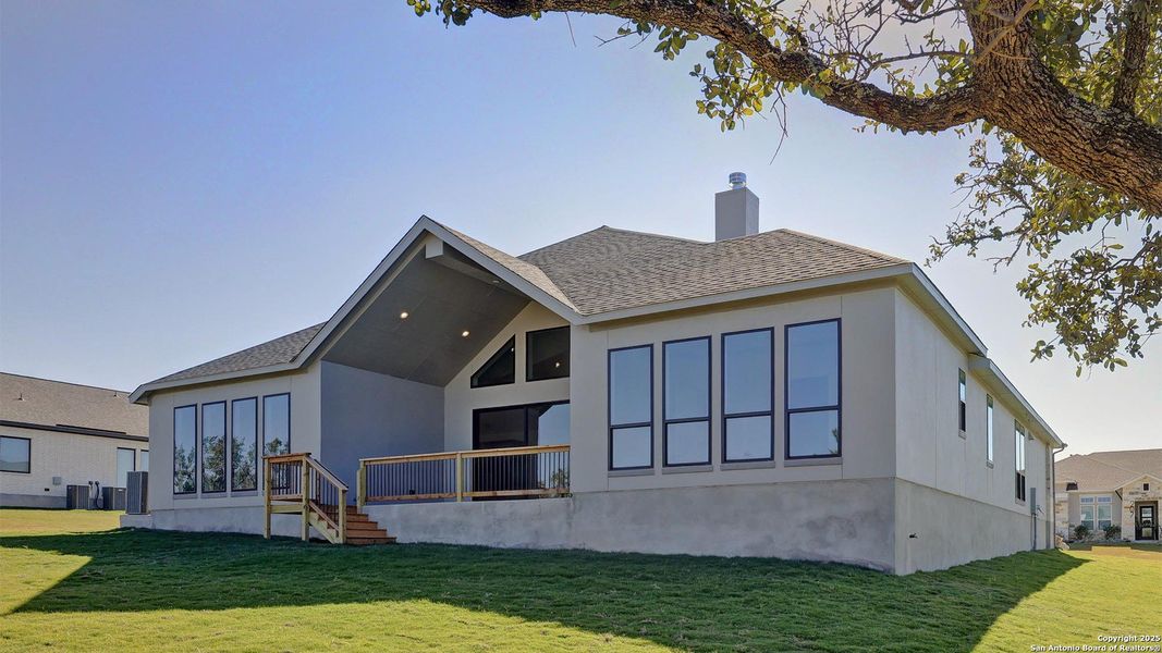 Exterior details and patio area of a home in Megan's Landing 1/2 Acre, Castroville (Image 3). Exterior details and patio area of a home in Megan's Landing 1/2 Acre, Castroville (Image 3).