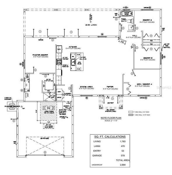 2D floor plan layout of this home in , Arcadia, FL (Image 3).