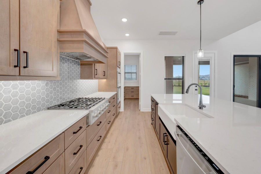 Furnished interior view inside a new home in ARTAVIA 65' Homesites, Conroe (Image 14).