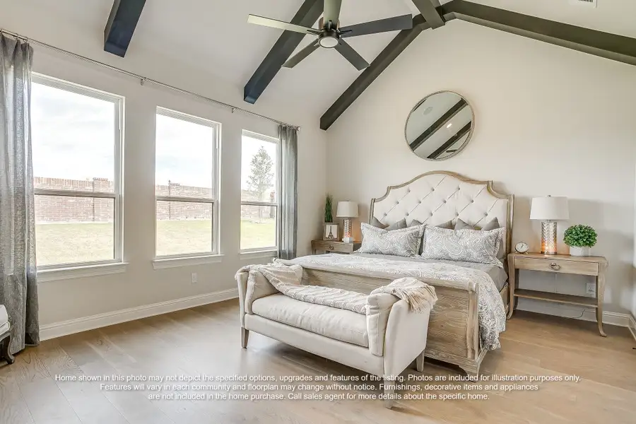 Furnished interior view inside a new home in Byrum Ranch - 1 Acre Lots, Maypearl (Image 8).