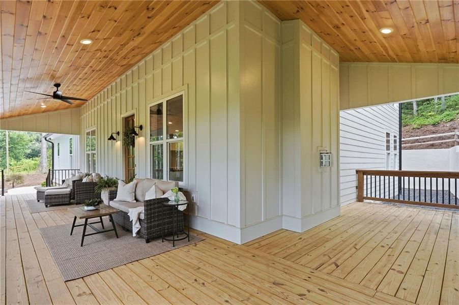 Exterior details and patio area of a home in , Ball Ground (Image 28). Exterior details and patio area of a home in , Ball Ground (Image 28).