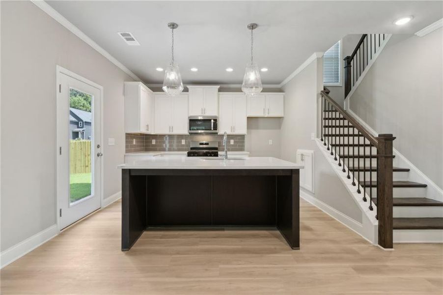 Furnished interior view inside a new home in , Hoschton (Image 5). Furnished interior view inside a new home in , Hoschton (Image 5).