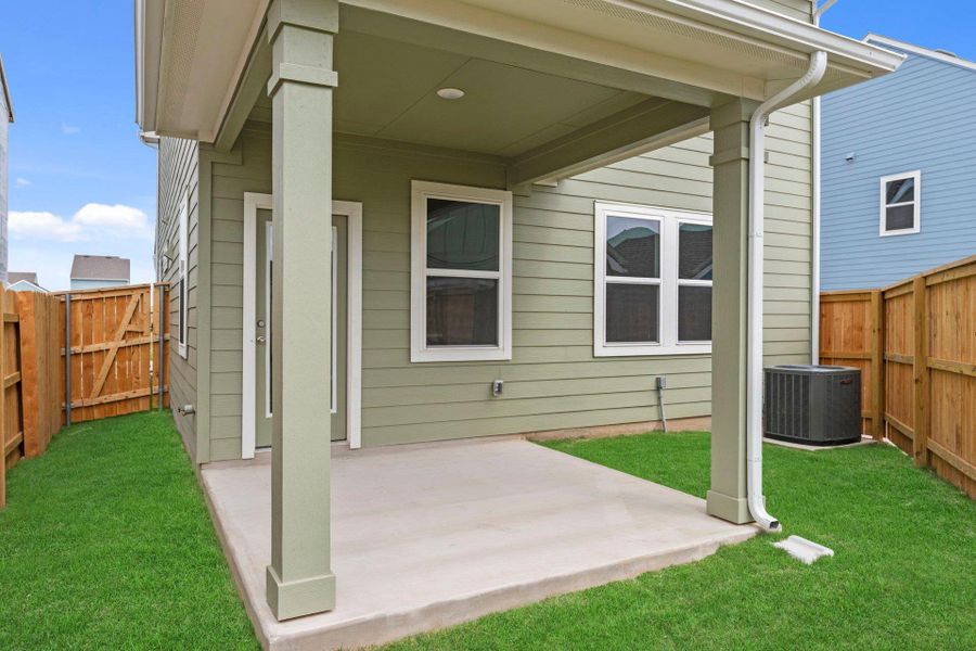 Rear Covered Patio