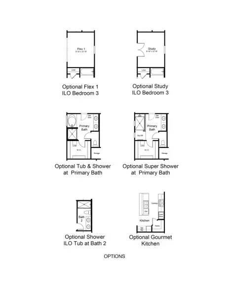 2D floor plan layout of this home in Saddleback, Peoria, AZ (Image 4).