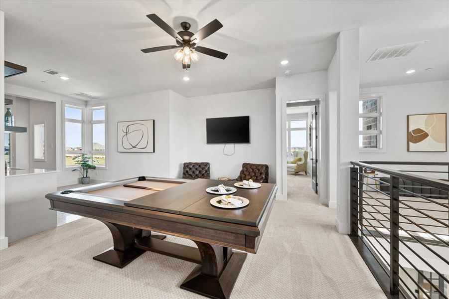 Furnished interior view inside a new home in The Highlands, Northlake (Image 29).
