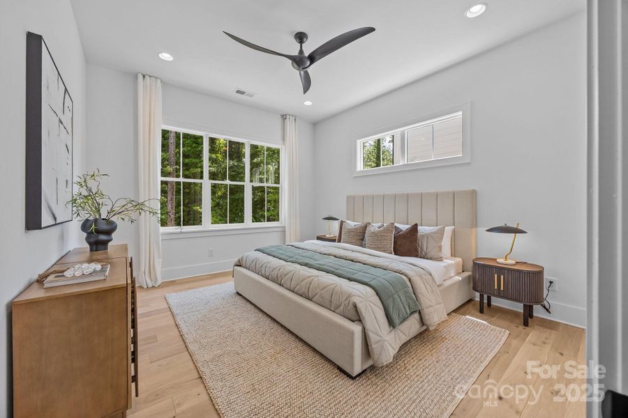 Furnished interior view inside a new home in , Charlotte (Image 9).