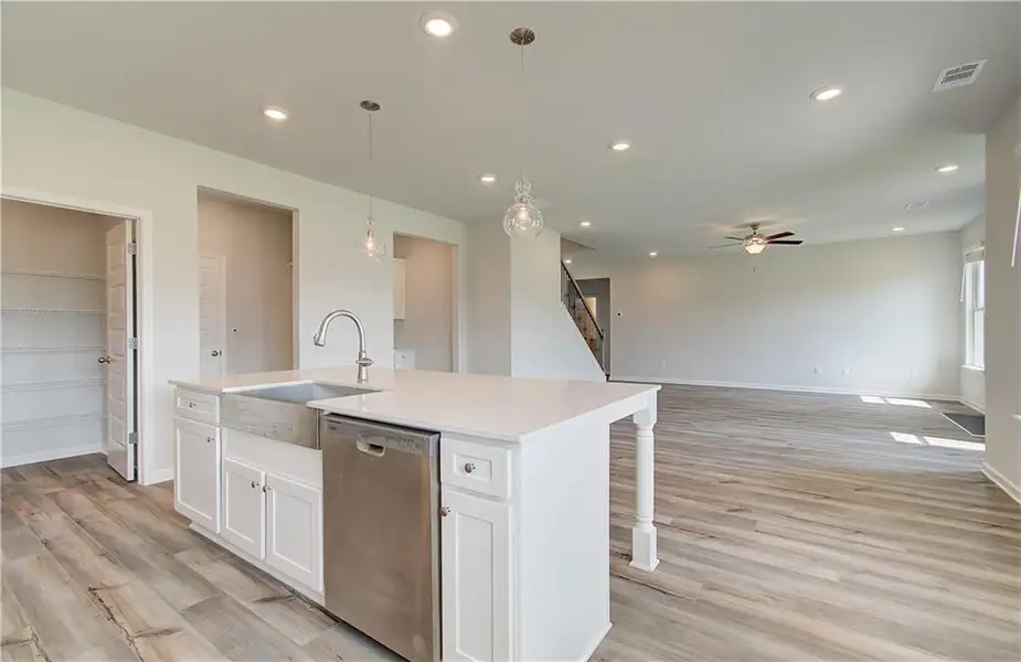 Furnished interior view inside a new home in Grandview at Millers Mill, Stockbridge (Image 4).