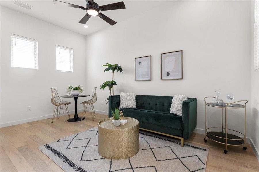 Furnished interior view inside a new home in , Austin (Image 15). Furnished interior view inside a new home in , Austin (Image 15).