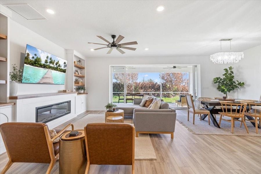 First Floor View w/ Open Sliders First Floor View w/ Open Sliders