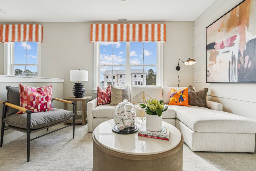 Representative furnished interior of a home built from the Wilson by Tri Pointe Homes in Holding Village, Wake Forest (Image 12).