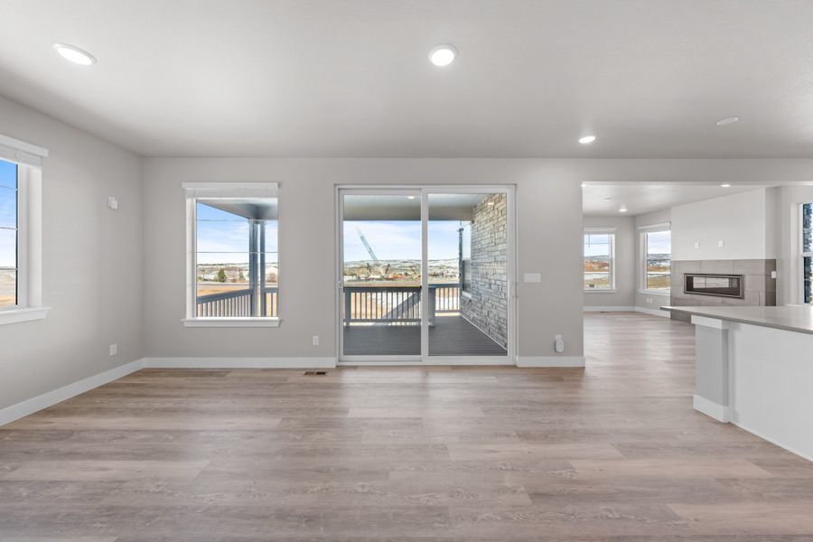 Representative unfurnished interior of a home built from the 5 by Trumark Homes in Trumark Homes at Sterling Ranch, Littleton (Image 25).