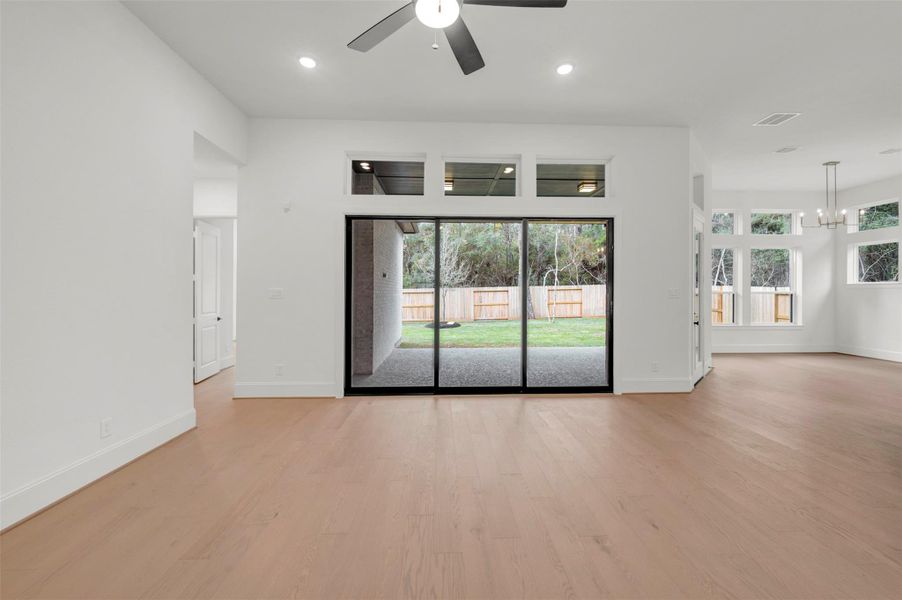 Spacious, unfurnished interior of a new home in The Woodlands Hills - Premier Collection, Willis (Image 23).