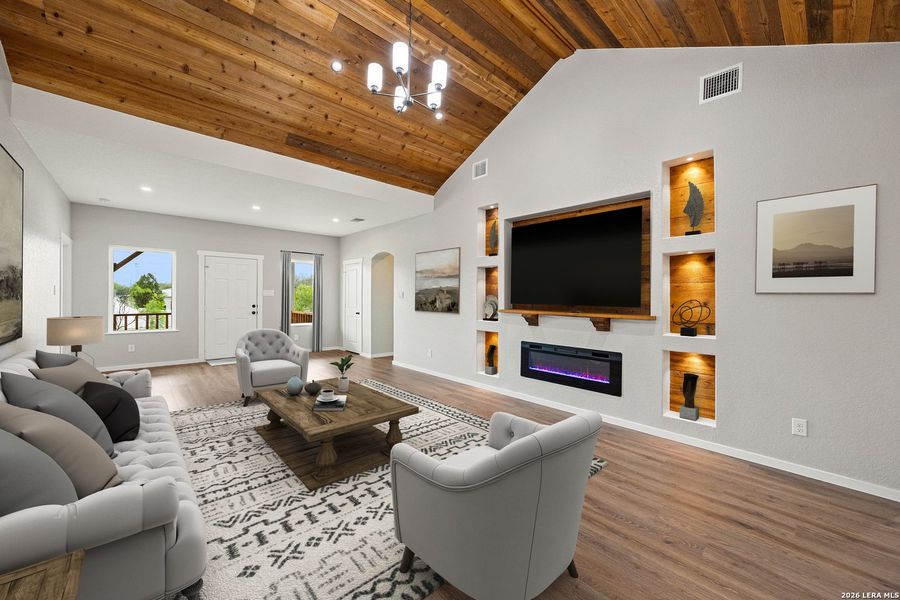 Furnished interior view inside a new home in , Somerset (Image 4).