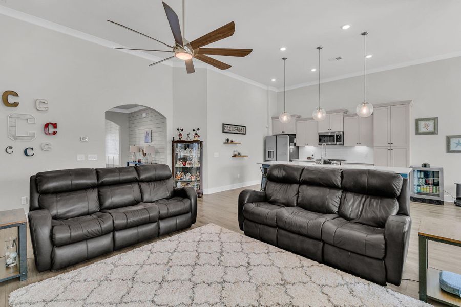 Furnished interior view inside a new home in Hewing Farms, Summerville (Image 24).