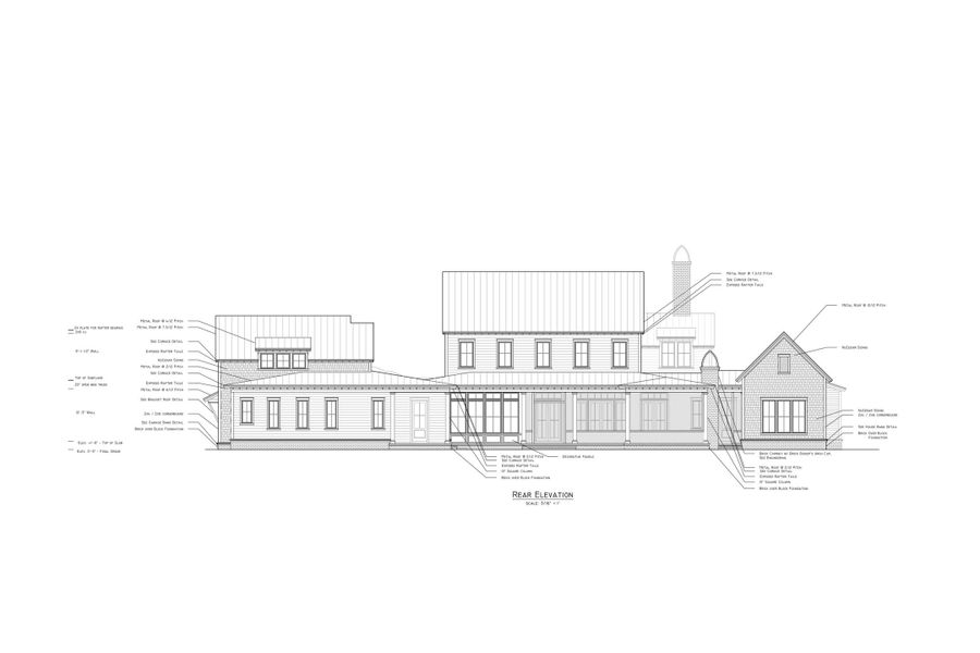 Exterior rendering of this home design in , Mount Pleasant, SC (Image 19).