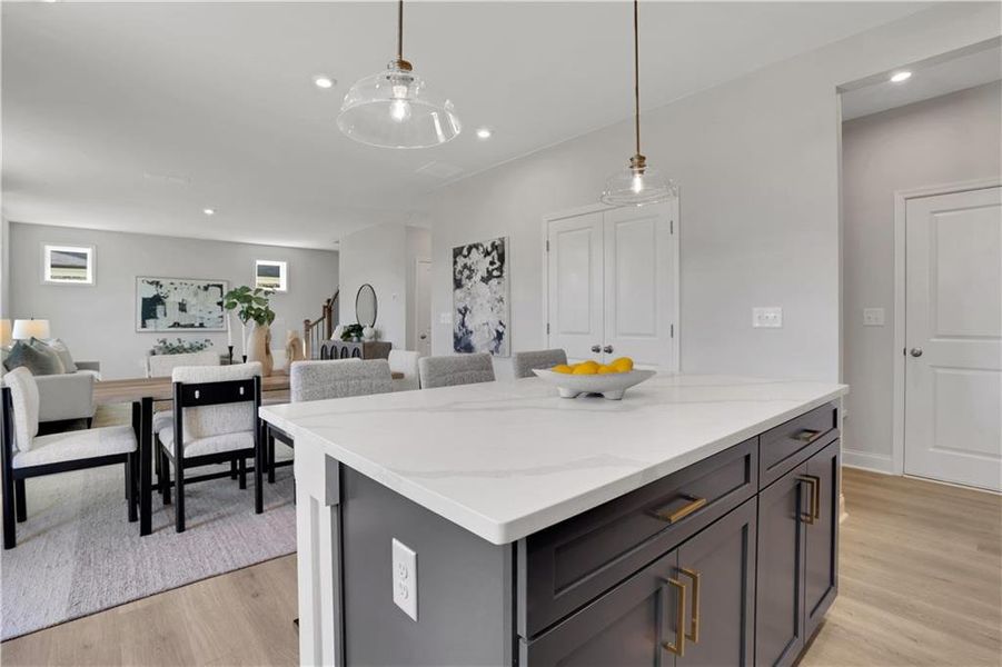 Furnished interior view inside a new home in Easton Walk, Lawrenceville (Image 16).