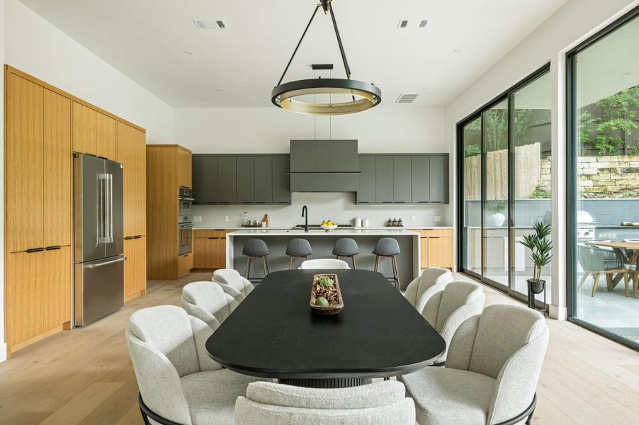 Furnished interior view inside a new home in , Austin (Image 19). Furnished interior view inside a new home in , Austin (Image 19).
