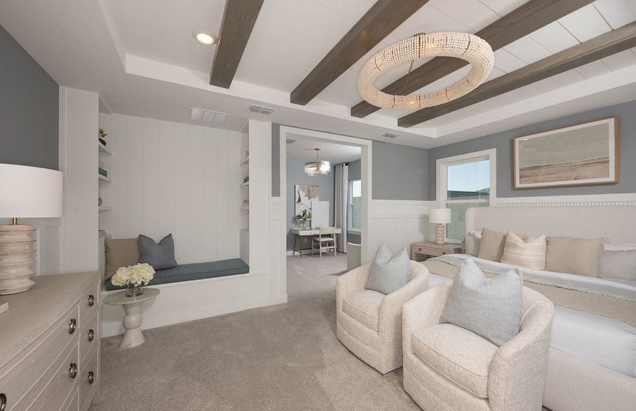 Representative furnished interior of a home built from the Roseland by Pulte Homes in Riversong, Parrish (Image 32).