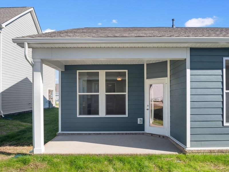 Exterior details and patio area of a home in Sage Farms, White House (Image 23).