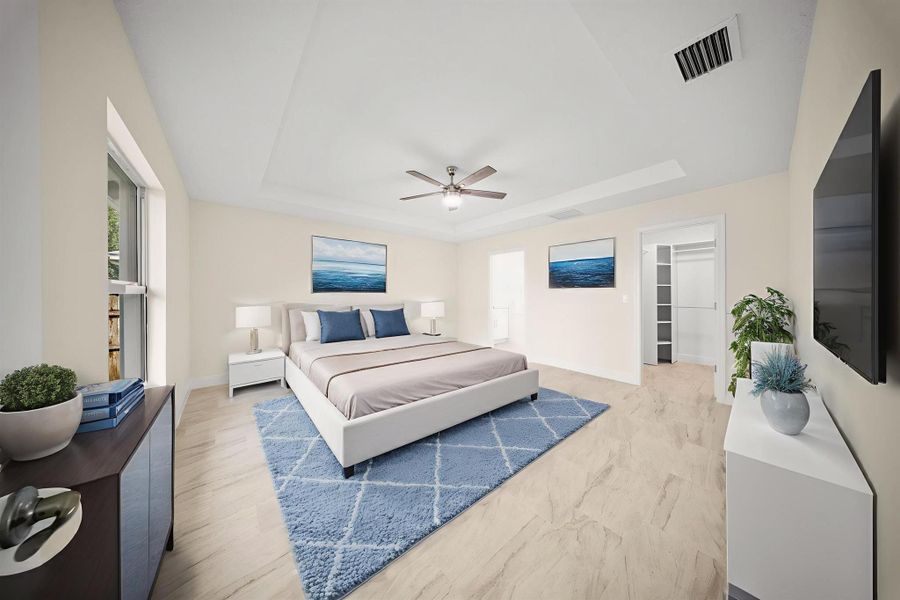 Furnished interior view inside a new home in , Fort Pierce (Image 15).