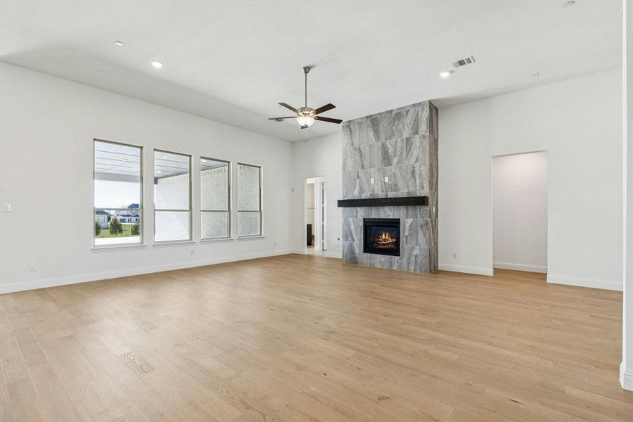 Representative unfurnished interior of a home built from the Franklin by Kindred Homes in Las Brisas at Stoney Creek, Sunnyvale (Image 18).