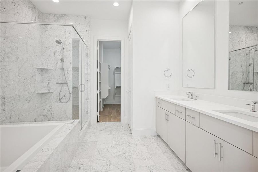 Furnished interior view inside a new home in Addison Grove, Addison (Image 5).