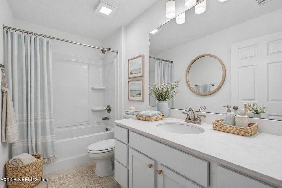 Furnished interior view inside a new home in , Jacksonville (Image 15).