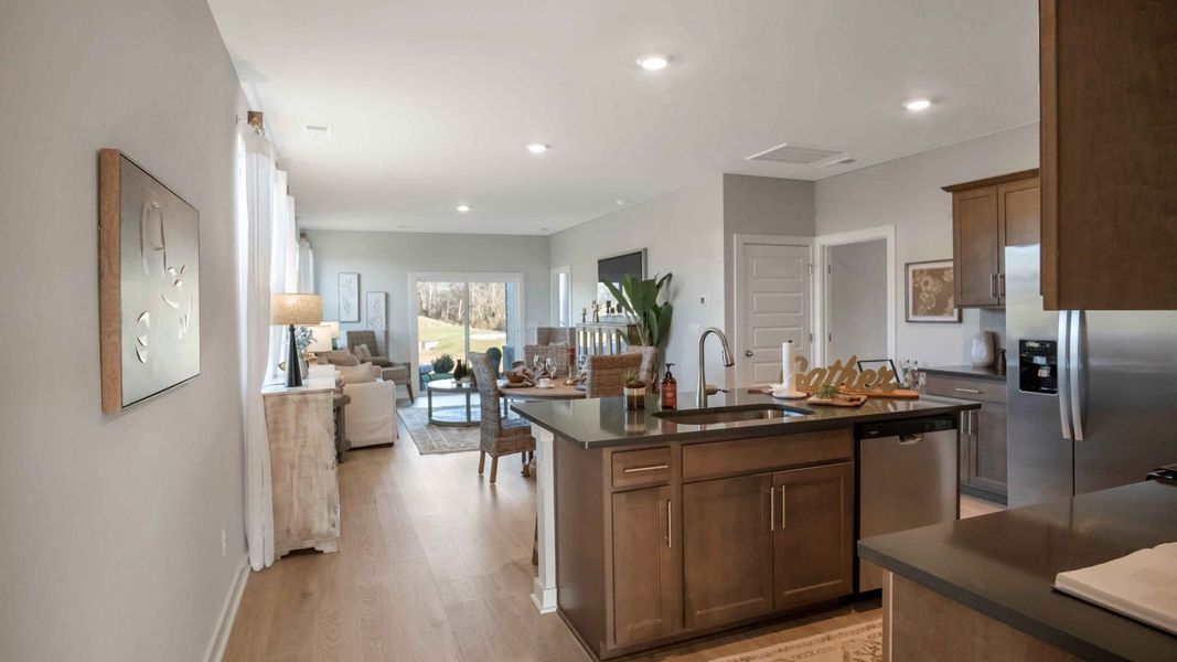 Furnished interior view inside a new home in Nexus South, Gallatin (Image 12).