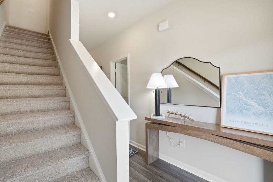Representative furnished interior of a home built from the Sequoia by McGuinn Homes in Towns at Lake Greenwood, Greenwood (Image 5).