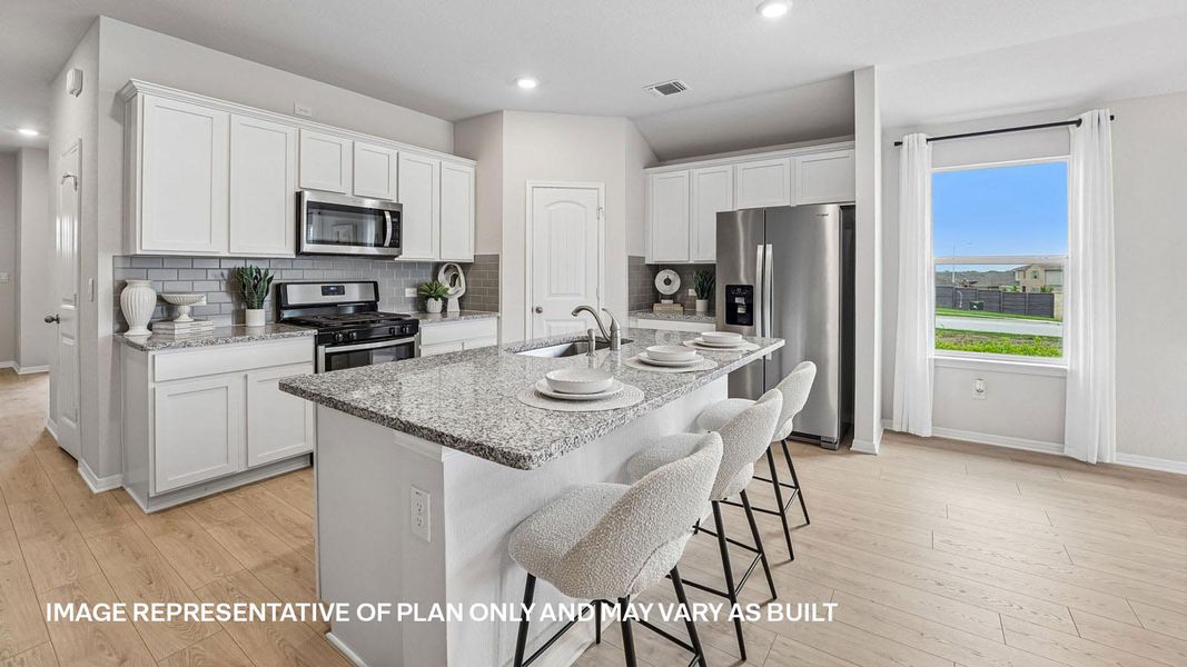 Furnished interior view inside a new home in Carillon, Manor (Image 13).