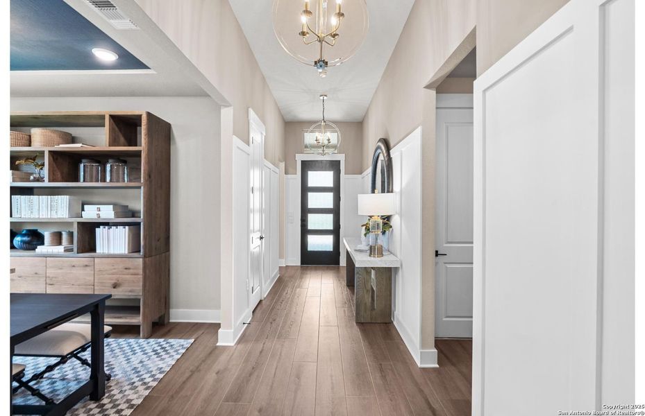 Furnished interior view inside a new home in Del Webb New Braunfels at Veramendi, New Braunfels (Image 28).