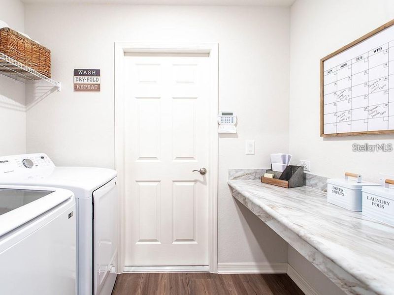 Furnished interior view inside a new home in Estates at Hickory Cove - Single-Family Homes, St. Cloud (Image 8).