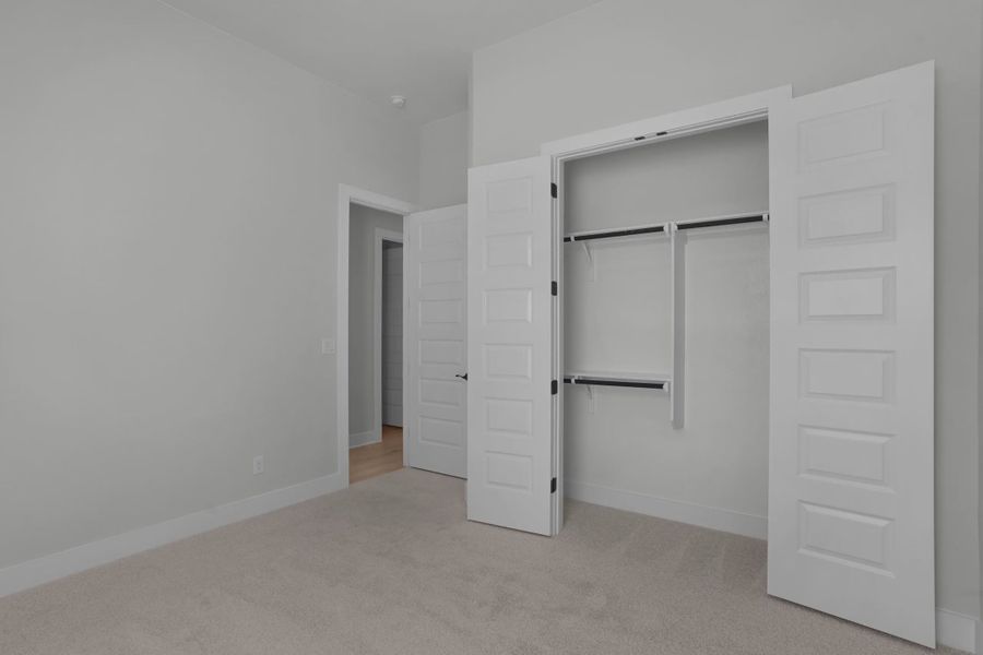 Representative unfurnished interior of a home built from the Sicily by Chesmar Homes in Berry Creek Highlands, Georgetown (Image 28).