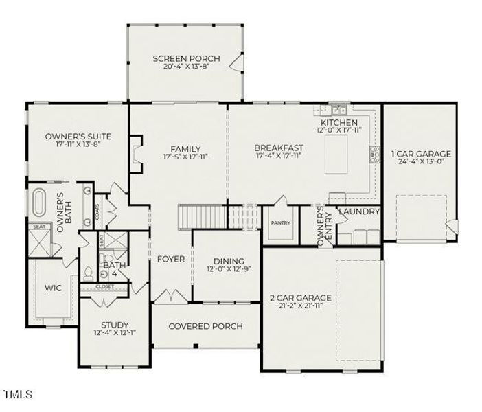 Shelby Modern Farmhouse Floor Plan 1st f