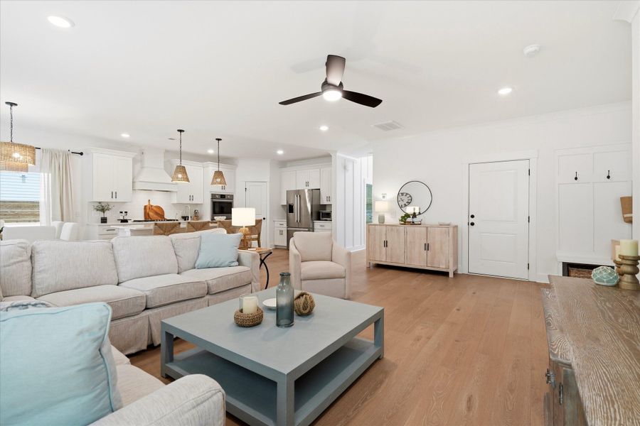 Furnished interior view inside a new home in , Mount Pleasant (Image 34).
